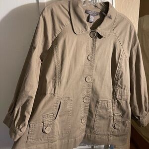 MOTTO Khaki Utility Jacket for Women